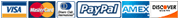 We accept credit cards, PayPal and EU wire transfers
